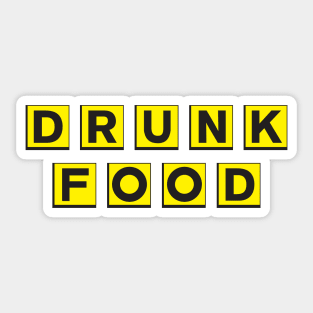 Drunk Food Sticker